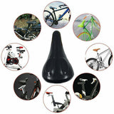 Black Universal Bicycle Bike Seat Extra Comfort Sporty Soft Pad Cushion Padded