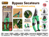 Pruning Shears Strong Carbon Garden Hand Pruner Secateurs Cutter Plants Tool