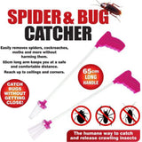 Spider Catcher Pest Trap Bug Long Safe Humane Insect Bug Moth Grabber Tool