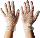 100 Disposable Multi Purpose Gloves Clear Light Safety Protective Food Salon