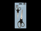 2x Comfort Grip Scissors Stainless Steel Kitchen Home Office Art Craft Cutting