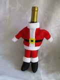 Christmas Wine Bottle Cover Xmas Party Santa Elf Novelty Outfit Table Decor Uk