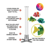 LED Bubble Lamp RGB Colour Changing Novelty Light Tower Sensory Lighting Fish