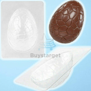 2x Large Chocolate Easter Egg Moulds Make Your Own Jumbo 3D Craft Shape Baking