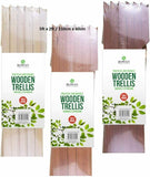 3X 150cm Garden Gardeners Wood Climbing Wooden Expanding Expandable trellis UK