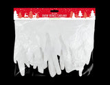 Snow Icicle Fringe Garland Glitter Christmas Xmas Decoration Display Winter
