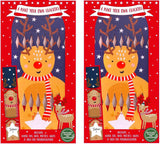 12x Luxury Make Your Own Reindeer Christmas Crackers Kit Set Tableware Xmas UK