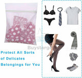 Laundry Washing Mesh Net Zipped Wash Bag Lingerie Bra Underwear Clothes Socks