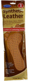 2 Pairs Leather Shoe Insoles Soft Synthetic Unisex Anti Odour Fresh Inner Sole