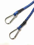 Carabiner Bungee Cord Heavy Duty Strap Hook Clips Rope 150cm 60inch Elastic