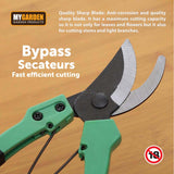Pruning Shears Strong Carbon Garden Hand Pruner Secateurs Cutter Plants Tool