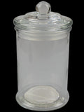 LARGE GLASS BISCOTTI JAR COOKIE JAR SWEET JAR FOR SNACKS BISCUITS Good + LID