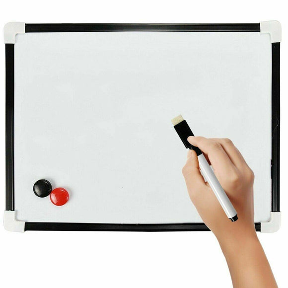 Magnetic Whiteboard White Board Dry Wipe Notice Home Drawing Pen Wall Planner - Buystarget