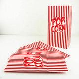 8 Popcorn Bags Movie Cinema Party Night Snack Birthday Treat Food Retro Paper - Buystarget