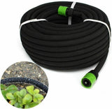 15m Heavy Duty Soaker Hose Porous Drip Line Leaky Pipe Watering System Lawn UK