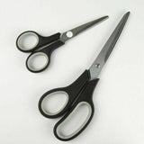 2x Comfort Grip Scissors Stainless Steel Kitchen Home Office Art Craft Cutting