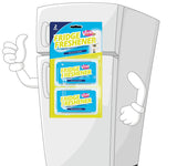 2x Fridge Freshener Eliminate Odour Kitchen Air Remove Smell Clean Fresh Scent