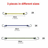 6 Pack Bungee Cords Set - Buystarget
