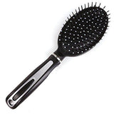 Professional Salon Hairbrush Comb Styling Paddle Oval Diamante Cushion Massage