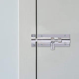 Heavy Duty Chrome Door Bolt Straight Tower Bathroom Gate Latch Lock Slide UK