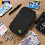 Travel Wallet Passport ID Card Ticket Holder Document Bag Case