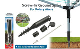 Heavy Duty Screw In Ground Spike Plastic Rotary Airer Washing Line Parasol Base