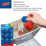 6x Toilet Cleaning Cistern Blocks Blue Cleaner Freshener Loo Tablets Rim Flush