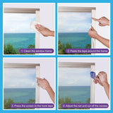 Large White Window Insect Screen Mesh Net Fly Mosquito Bug Netting Moth Cover - Buystarget
