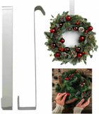 Christmas Winter Wreath Door Hanger Metal Hook Xmas Decoration 31cm Reef Craft