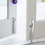 Heavy Duty Chrome Door Bolt Straight Tower Bathroom Gate Latch Lock Slide UK