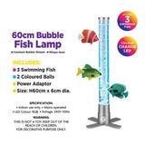 LED Bubble Lamp RGB Colour Changing Novelty Light Tower Sensory Lighting Fish