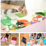 A4 Activity Coloured 100 Sheets Sugar Paper Arts Craft Card Assorted 60 Gsm UK