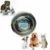 Stainless Steel Anti Slip Pet Food Feeding Water Bowl
