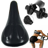 Black Universal Bicycle Bike Seat Extra Comfort Sporty Soft Pad Cushion Padded
