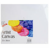 2 x 25x30cm Artist Canvas Panel Blank White Painting Board Adult Art & Craft - Buystarget