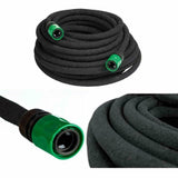 15m Heavy Duty Soaker Hose Porous Drip Line Leaky Pipe Watering System Lawn UK
