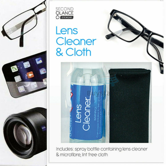 buystarget - Lens Glasses Cleaner & Microfibre Cloth Wipes Spectacle Camera Cleaning Spray - Health & Beauty:Vision Care:Other Vision Care