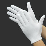 buystarget - 4 X 100% Cotton White Gloves Work Jewelry Eczema Butler Beauty Waiters 2 Pairs - Business, Office & Industrial:Facility Maintenance & Safety:Personal Protective Equipment (PPE):Work Gloves