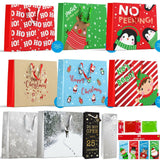 buystarget - Extra Large Luxury Christmas Gift Bags Party Cute Traditional Gift Bag Xmas - Home, Furniture & DIY:Celebrations & Occasions:Seasonal Decorations:Christmas Stockings