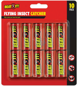 buystarget - 10 X Fly Killer Flying Insect Catcher Flies Mosquito Bug Wasp Trap Tape Strip - Business, Office & Industrial:Cleaning & Janitorial Supplies:Pest Control Supplies:Insect Traps & Lures:Insect Traps:Insect Zappers