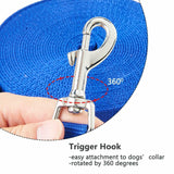 buystarget - 10 Metres Extra Long Dog Training Lead Strong Leash Large Recall Line Walking - Pet Supplies:Dog Supplies:Leads & Head Collars