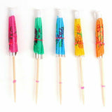 buystarget - 30 Pack COCKTAIL UMBRELLAS Hawaiian Birthday Party Drinking Straw Fruit Stick - Home, Furniture & DIY:Celebrations & Occasions:Party Supplies:Party Tableware