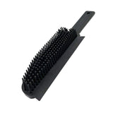 2x Rubber Hand Brush Glass Pet Hair Lint Dirt Carpet Clothes Wet Dry Cleaning