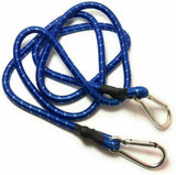 ??3 Pack 150cm Long Carabiner Bungee Cords Wires with Hooks Cables Straps Bungie - Buystarget