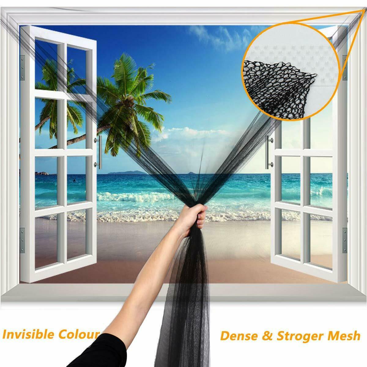 Large Black Window Insect Screen Mesh Net Fly Mosquito Bug Netting Moth ...