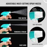 2x Spray Bottle Universal Mist Atomiser Hair Dressing Beauty Clean Plant Care
