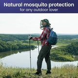 2x Midge Mosquito Head Net Insect Hat Bug Mesh Face Protector Travel Camping