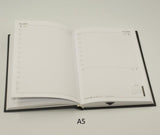 2023 A5 Diary Day A Page Desk Hard Back CaseBound Business Dairy Home Office