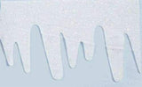 Snow Icicle Fringe Garland Glitter Christmas Xmas Decoration Display Winter