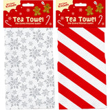 Christmas Tea Towel Xmas Novelty Decorative Hand Kitchen Festive Cloth Cook UK